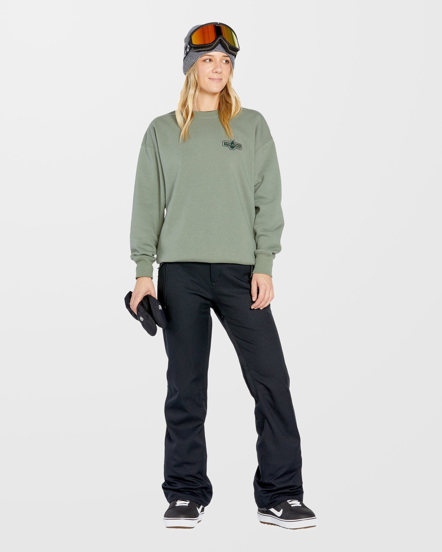 Essential Fleece Sweatshirt - Lichen Green