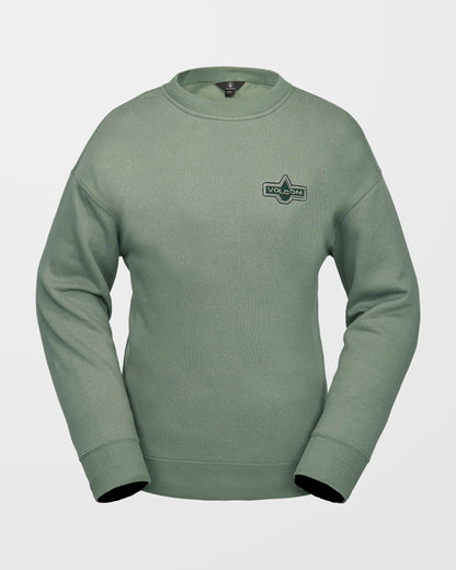 Essential Fleece Sweatshirt - Lichen Green