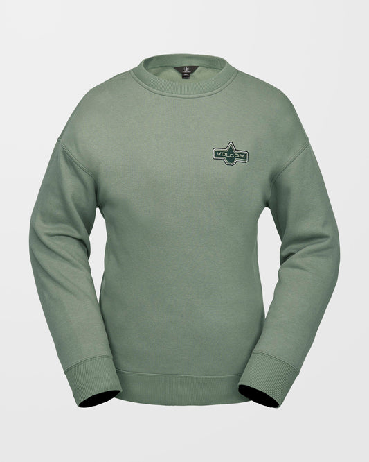 Essential Fleece Sweatshirt - Lichen Green