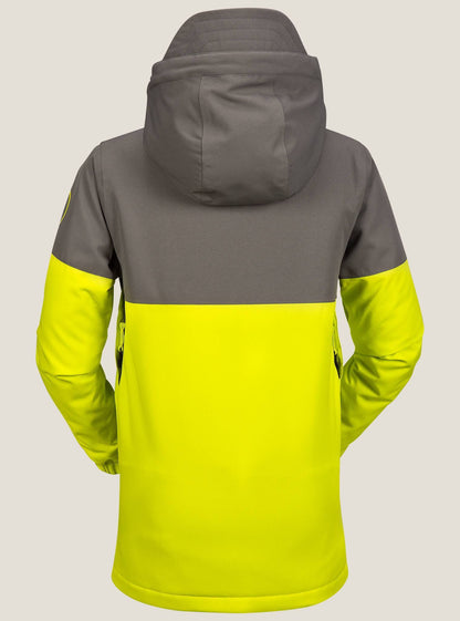 Blocked Insulated Jacket - Lime (Kids)