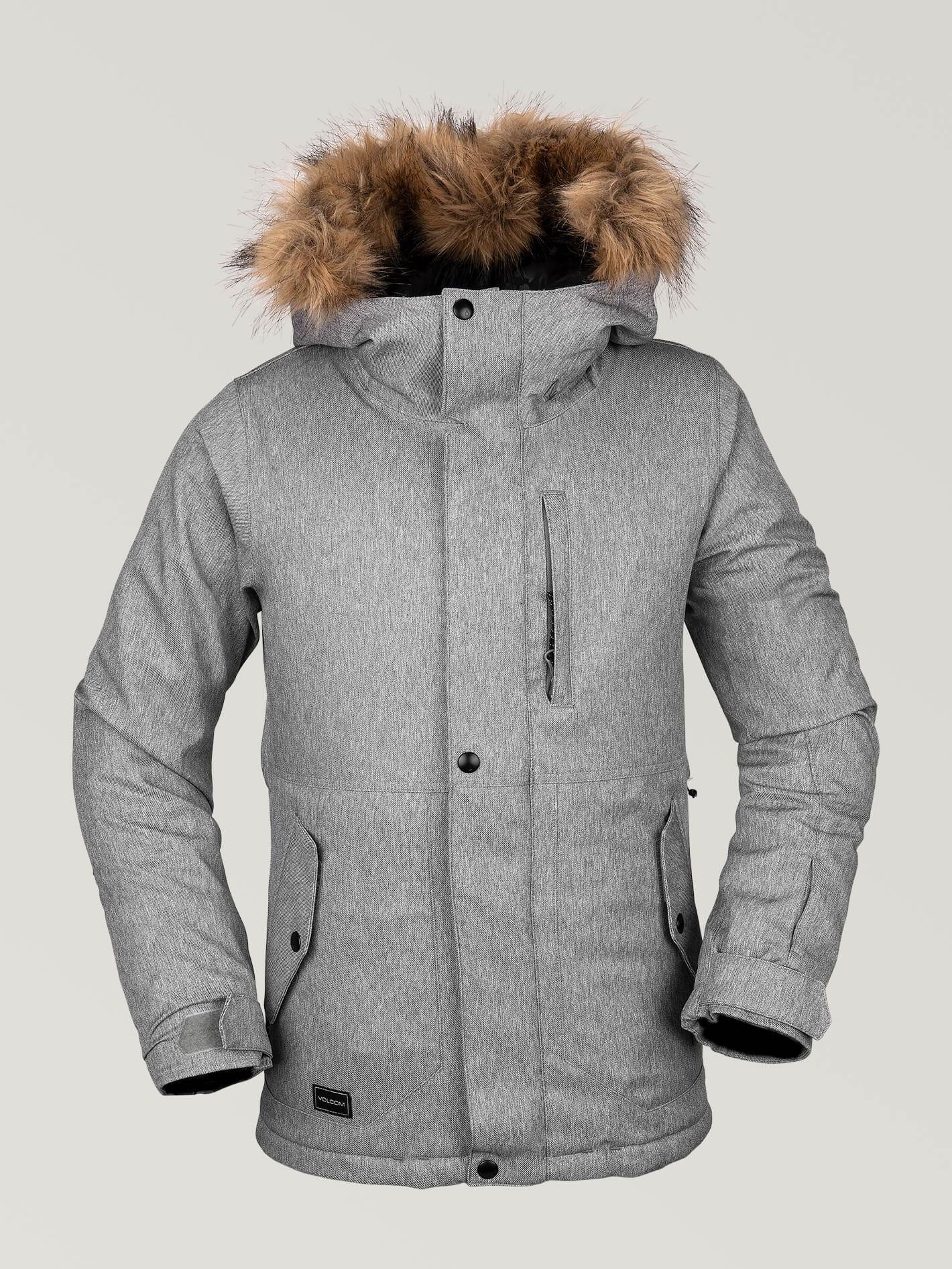 Big Girls  So Minty Insulated Jacket - Heather Grey