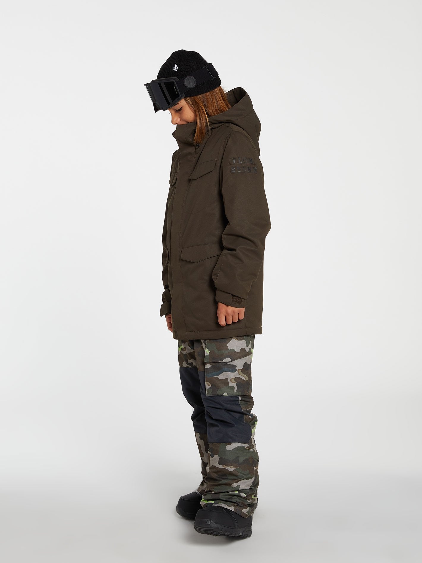 Caddoc Insulated Jacket - BLACK MILITARY - (KIDS)