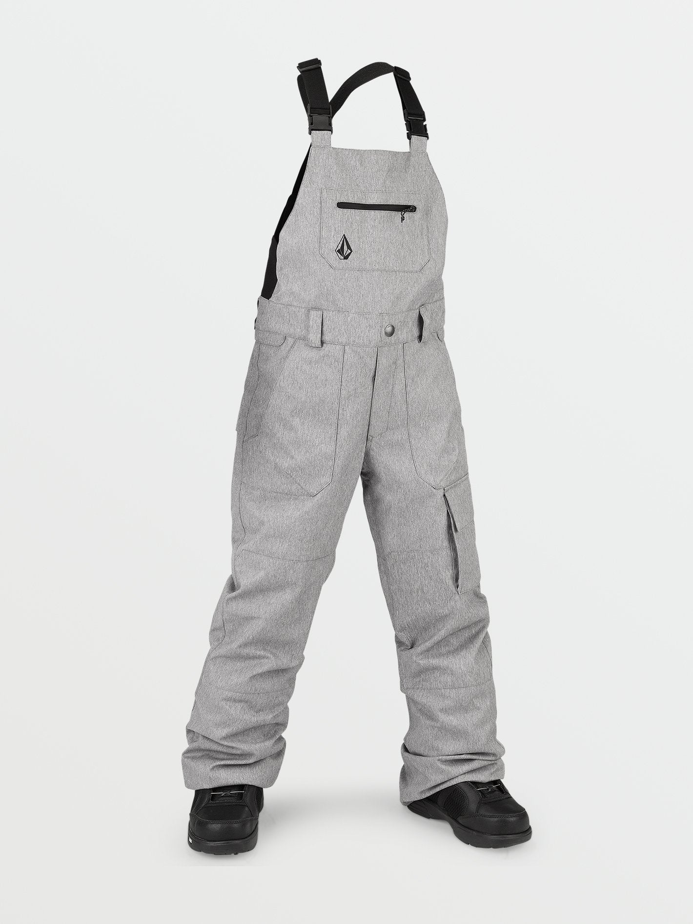 Barkley Bib Overall - HEATHER GREY - (KIDS)