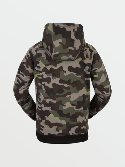 Youth Riding Fleece Hoodie - ARMY - (KIDS)
