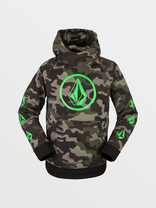Youth Riding Fleece Hoodie - ARMY - (KIDS)
