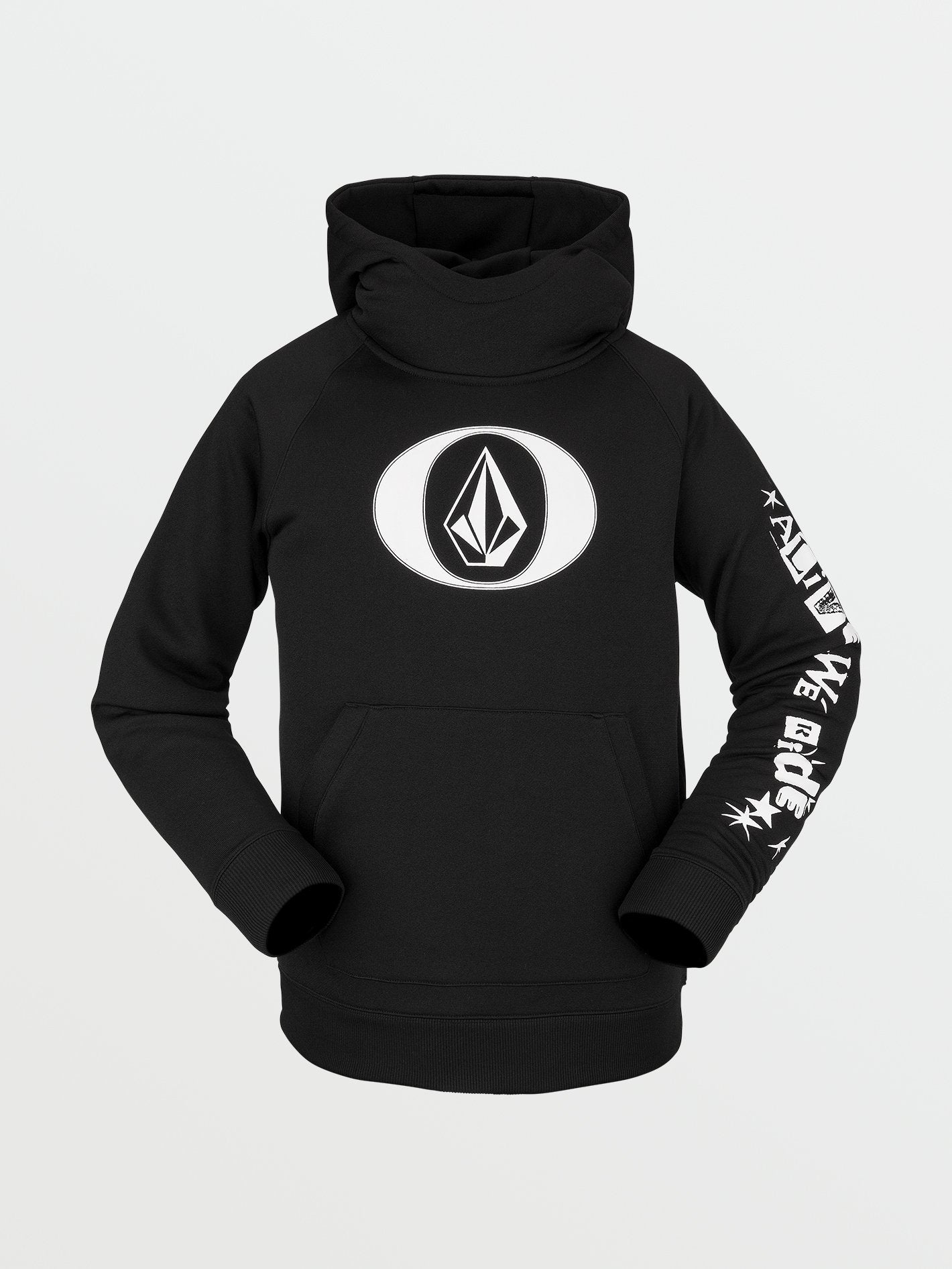 Youth Riding Fleece Hoodie - BLACK - (KIDS)