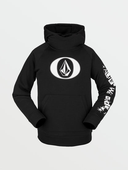 Youth Riding Fleece Hoodie - BLACK - (KIDS)