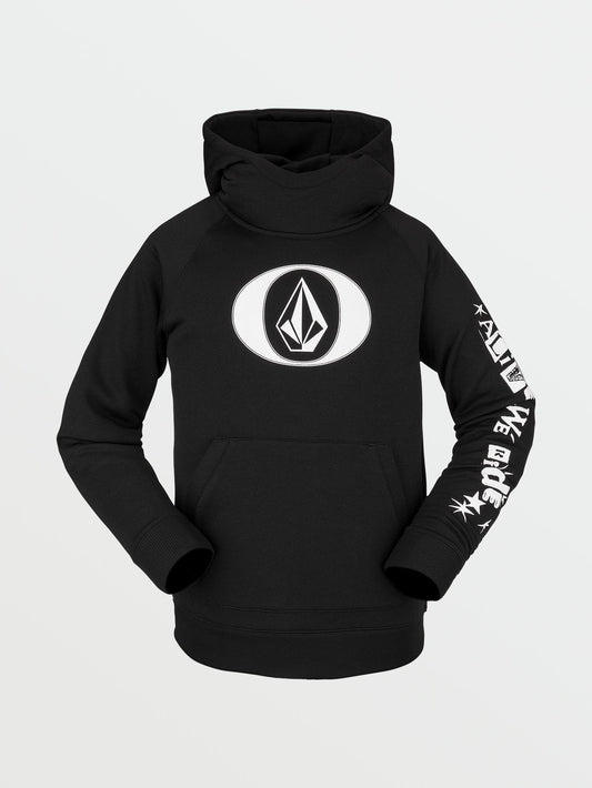 Youth Riding Fleece Hoodie - BLACK - (KIDS)