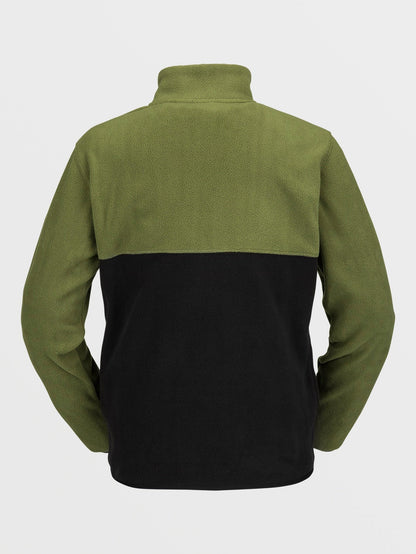 Youth Half-Zipped Polar Sweatshirt - MILITARY - (KIDS)