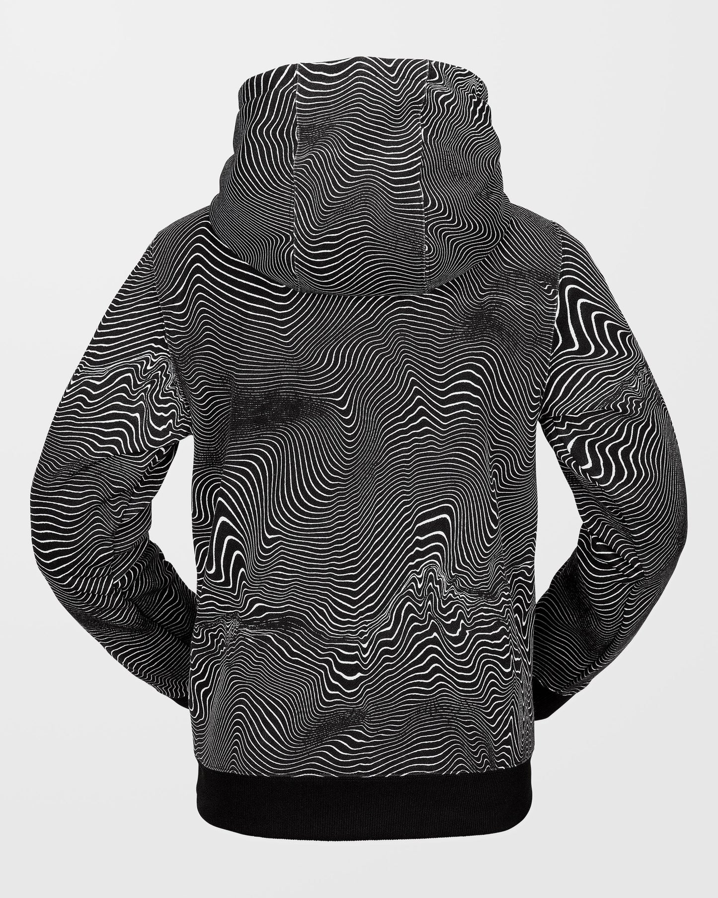 Hydro Fleece Hoodie - Black Print - (KIDS)