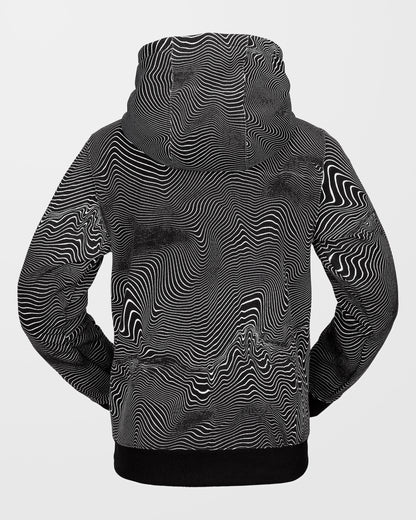 Hydro Fleece Hoodie - Black Print - (KIDS)