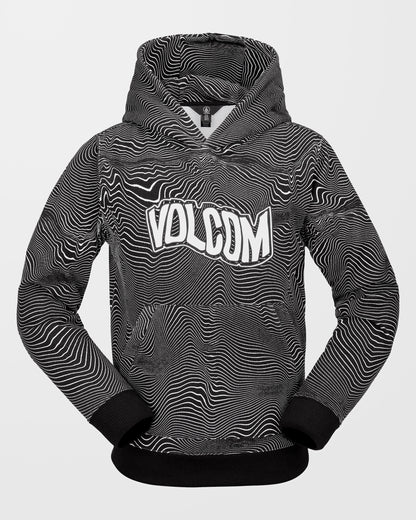 Hydro Fleece Hoodie - Black Print - (KIDS)