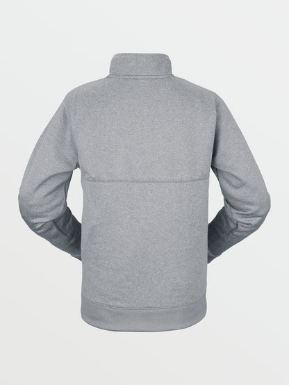 Stone 1/4 Zip Fleece - HEATHER GREY - (KIDS)