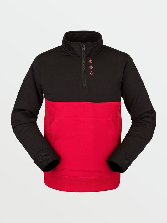 Stone 1/4 Zip Fleece - RED - (KIDS)