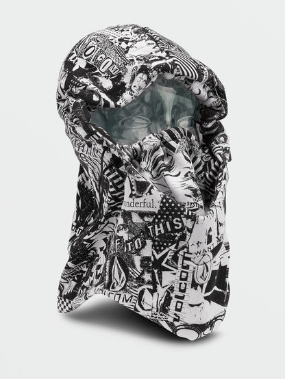 Hydro Fleece Hood Thingy - Black White