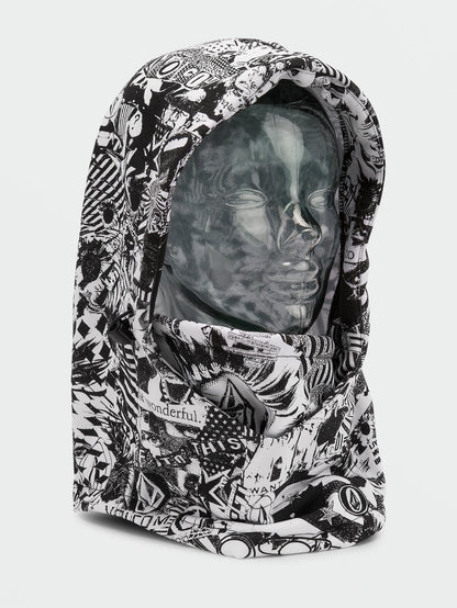 Hydro Fleece Hood Thingy - Black White