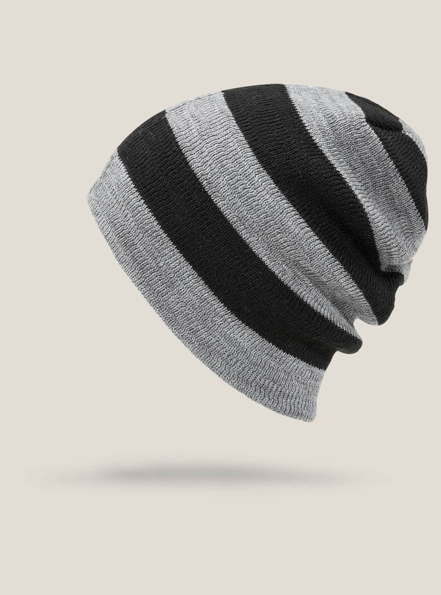Stripe Beanie - Black