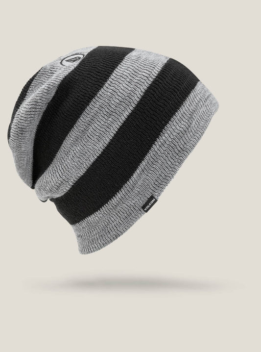 Stripe Beanie - Black