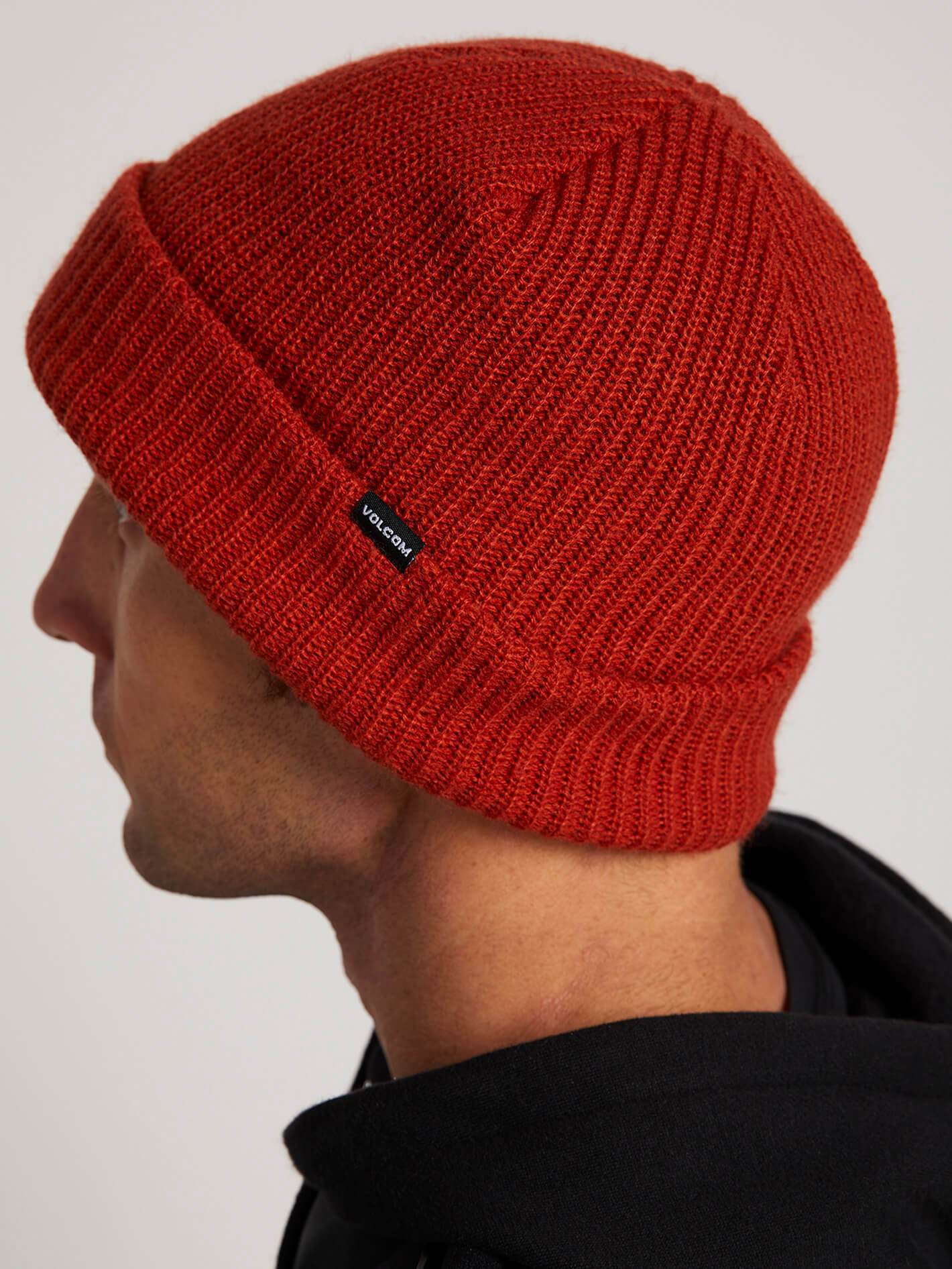 Sweep Lined Beanie - Burnt Orange