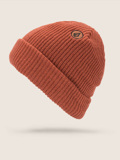 Sweep Lined Beanie - Burnt Orange