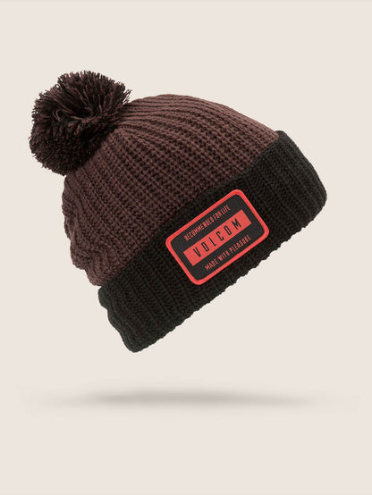 TTT Lined Beanie - Black Red