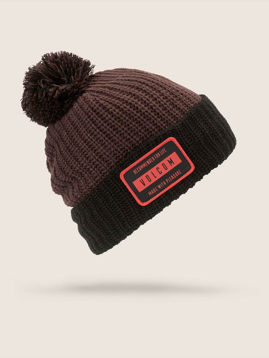 TTT Lined Beanie - Black Red