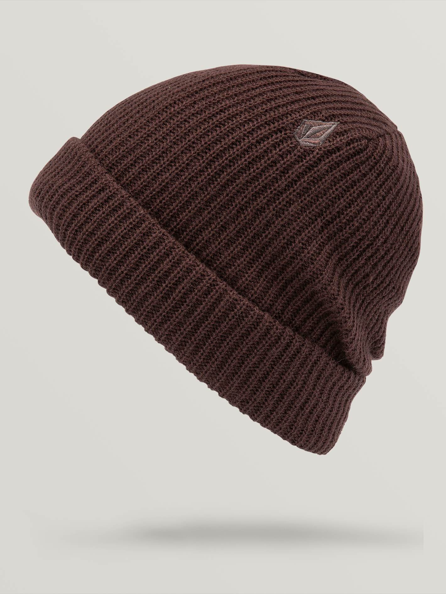 Sweep Lined Beanie - Black Red