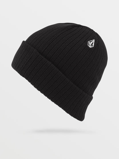 Cord Beanie - BLACK
