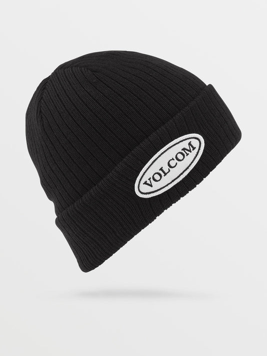Cord Beanie - BLACK
