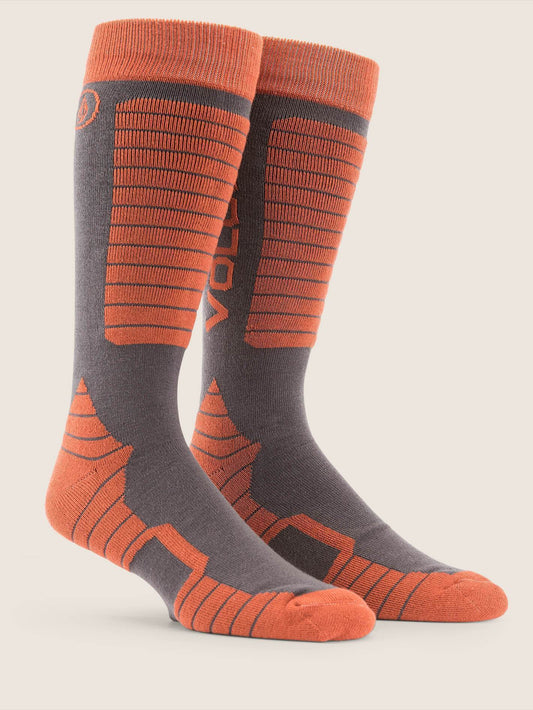 Kootney Sock - Burnt Orange