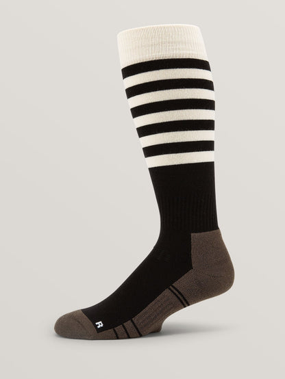 Mens Lodge Sock - Black Stripe