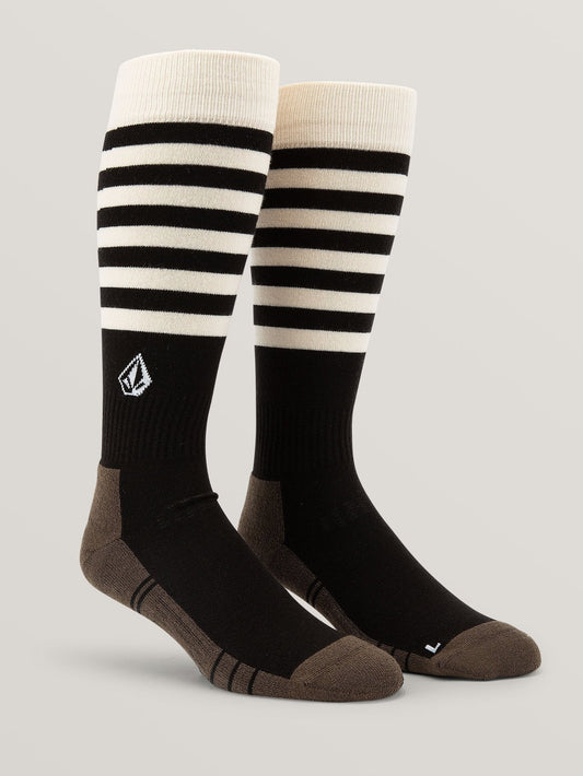 Mens Lodge Sock - Black Stripe