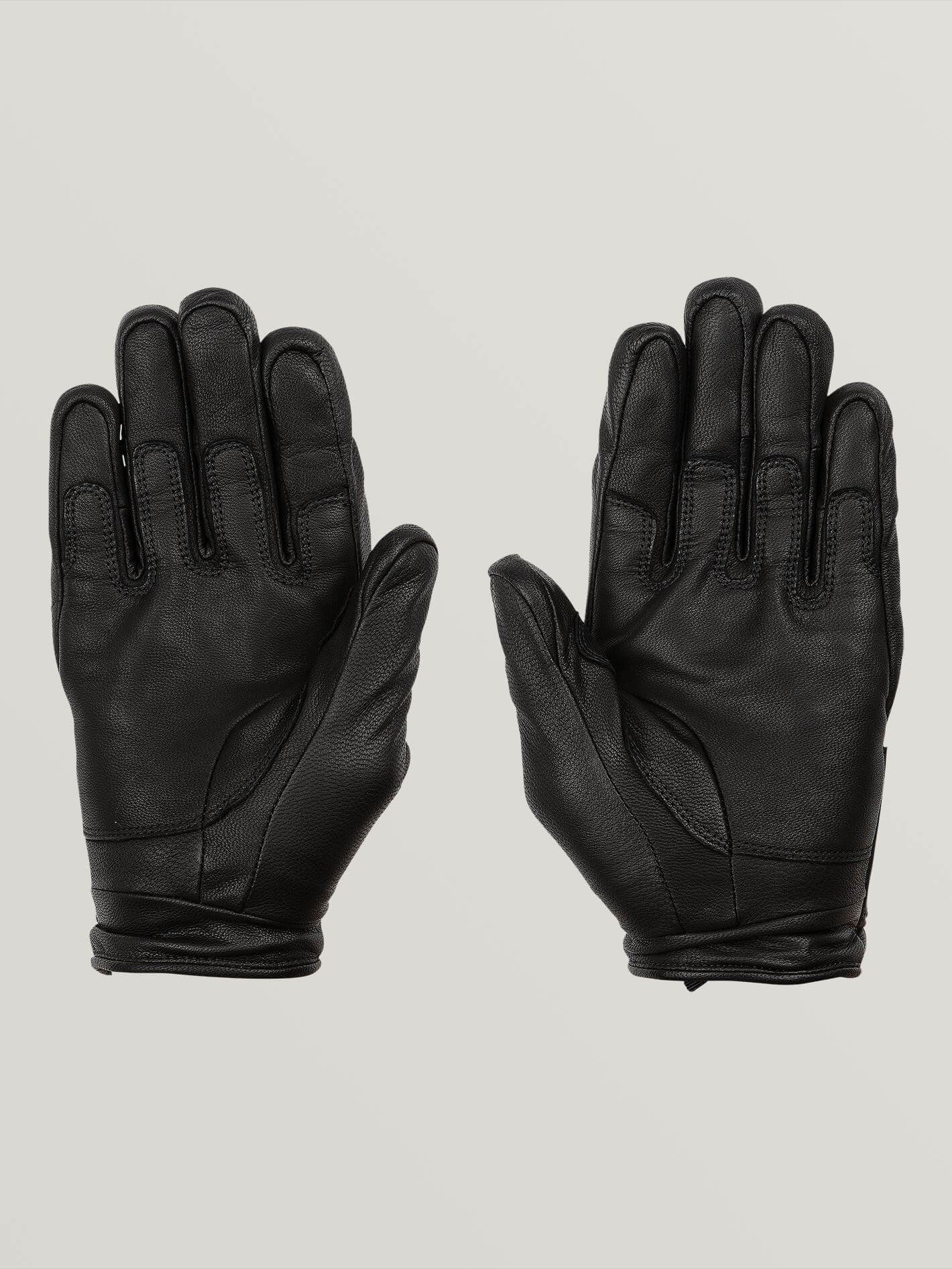 Mens Crail Leather Glove - Black