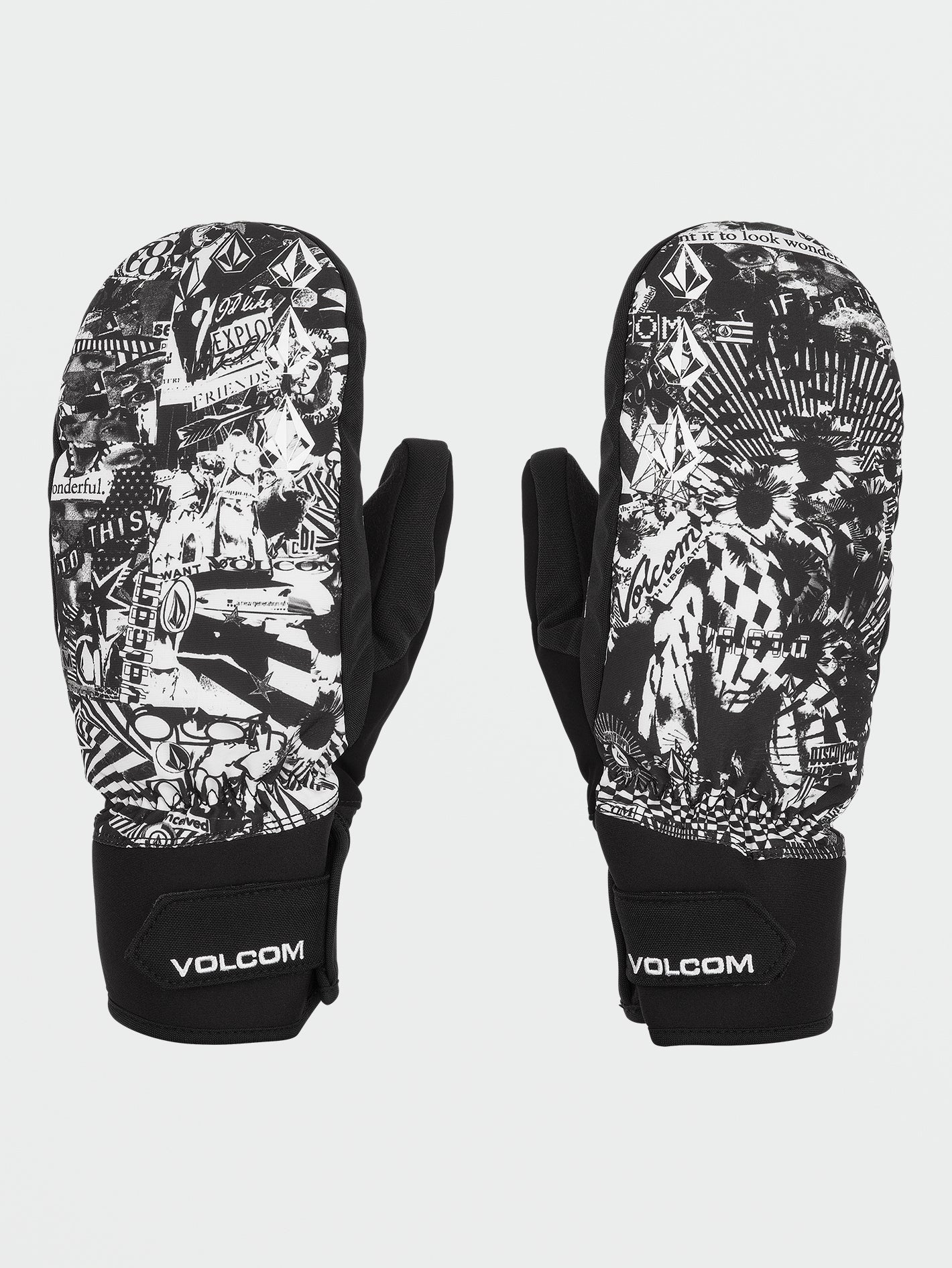 V.Co Nyle Mittens - Black White