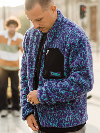 Muzzer Fuzzar Zip Sweatshirt - PRT-PRINT
