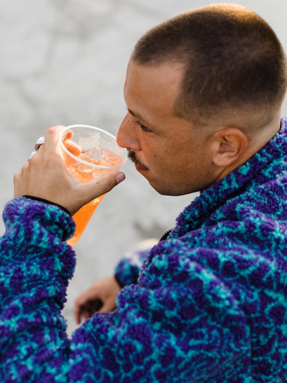 Muzzer Fuzzar Zip Sweatshirt - PRT-PRINT