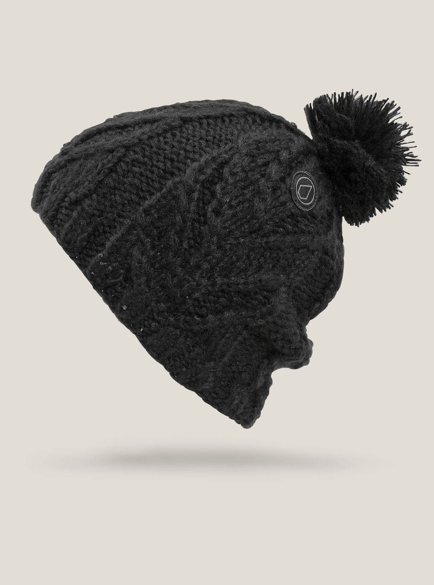 Leaf Beanie - Black