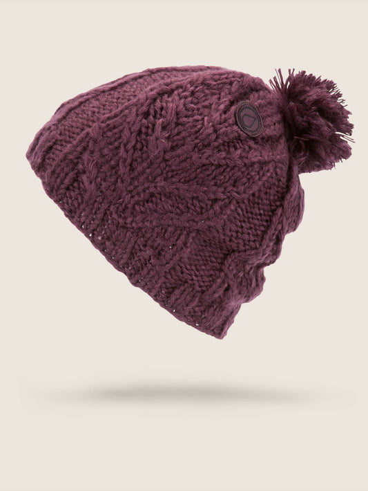 Leaf Beanie - Merlot