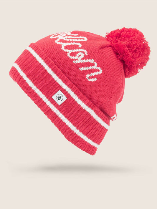 Script Beanie - Crimson