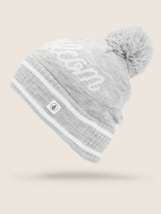 Script Beanie - Heather Grey