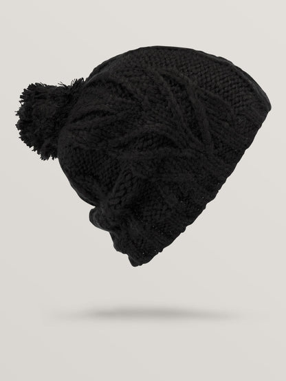 Leaf Beanie - Black