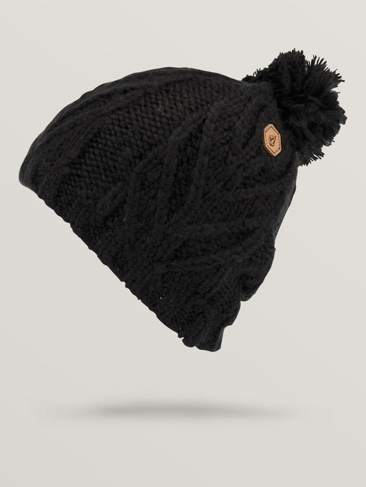 Leaf Beanie - Black