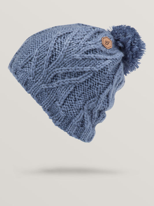 Leaf Beanie - Washed Blue