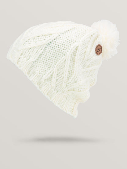 Leaf Beanie - White