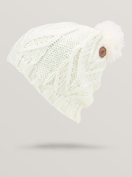 Leaf Beanie - White