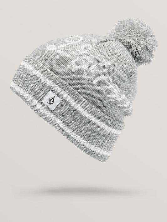 Script Beanie - Heather Grey