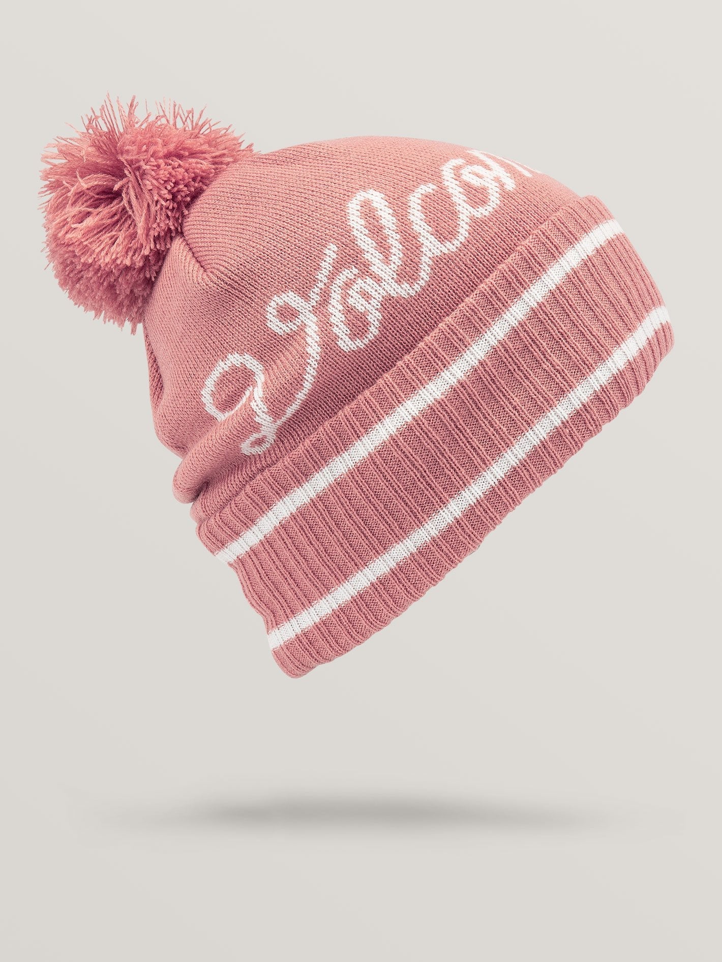 Script Beanie - Mauve