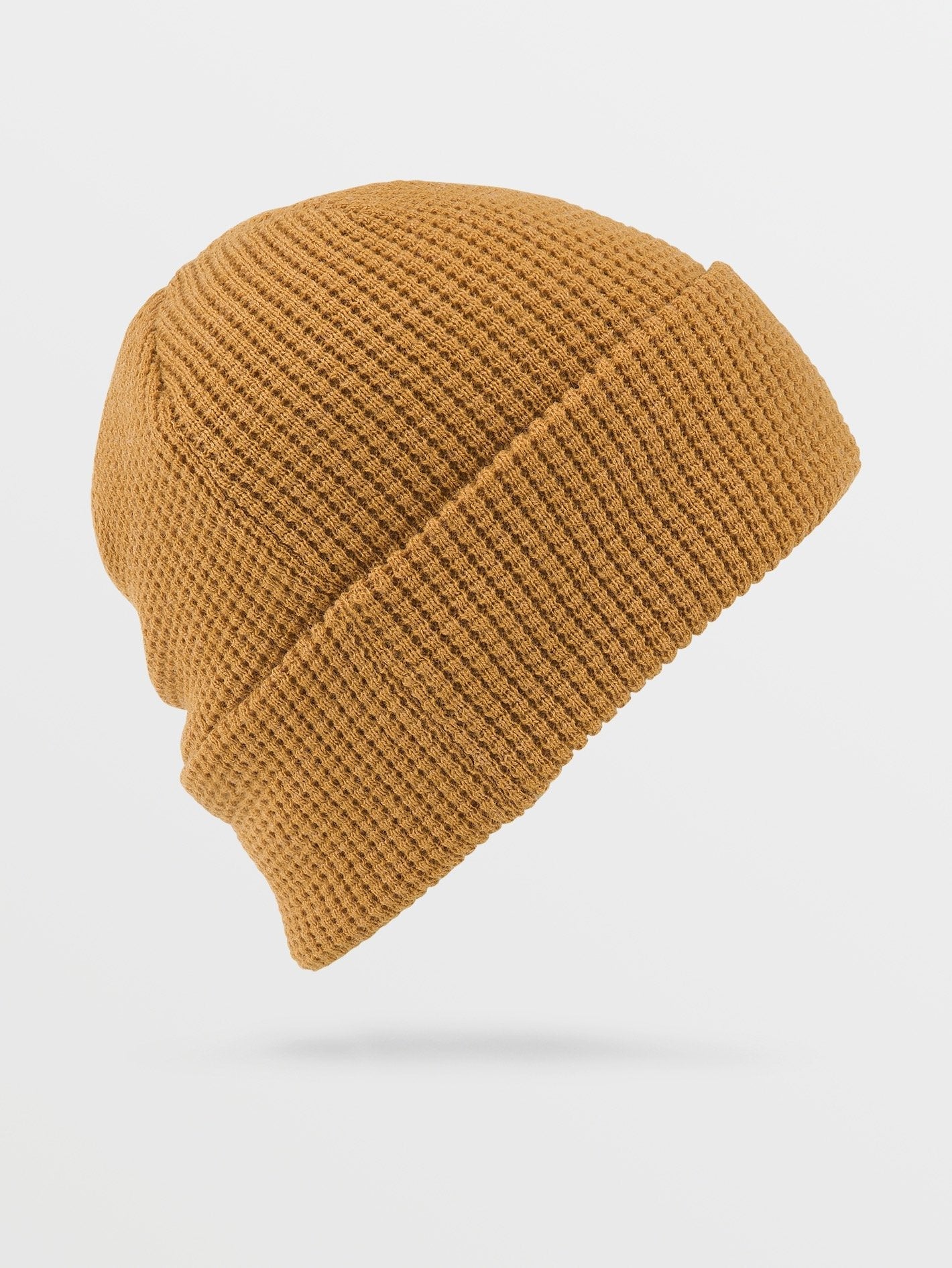Waffle Patch Beanie - RESIN GOLD