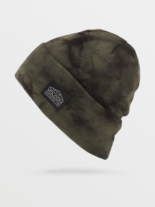 Tie-Dye Beanie - BLACK GREEN