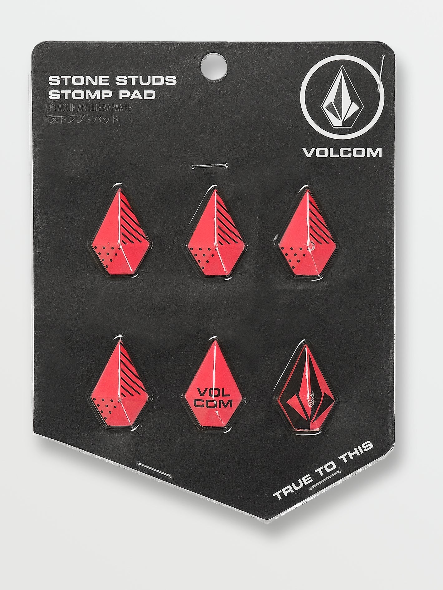 Stone Studs Stomp Pads - Orange Shock